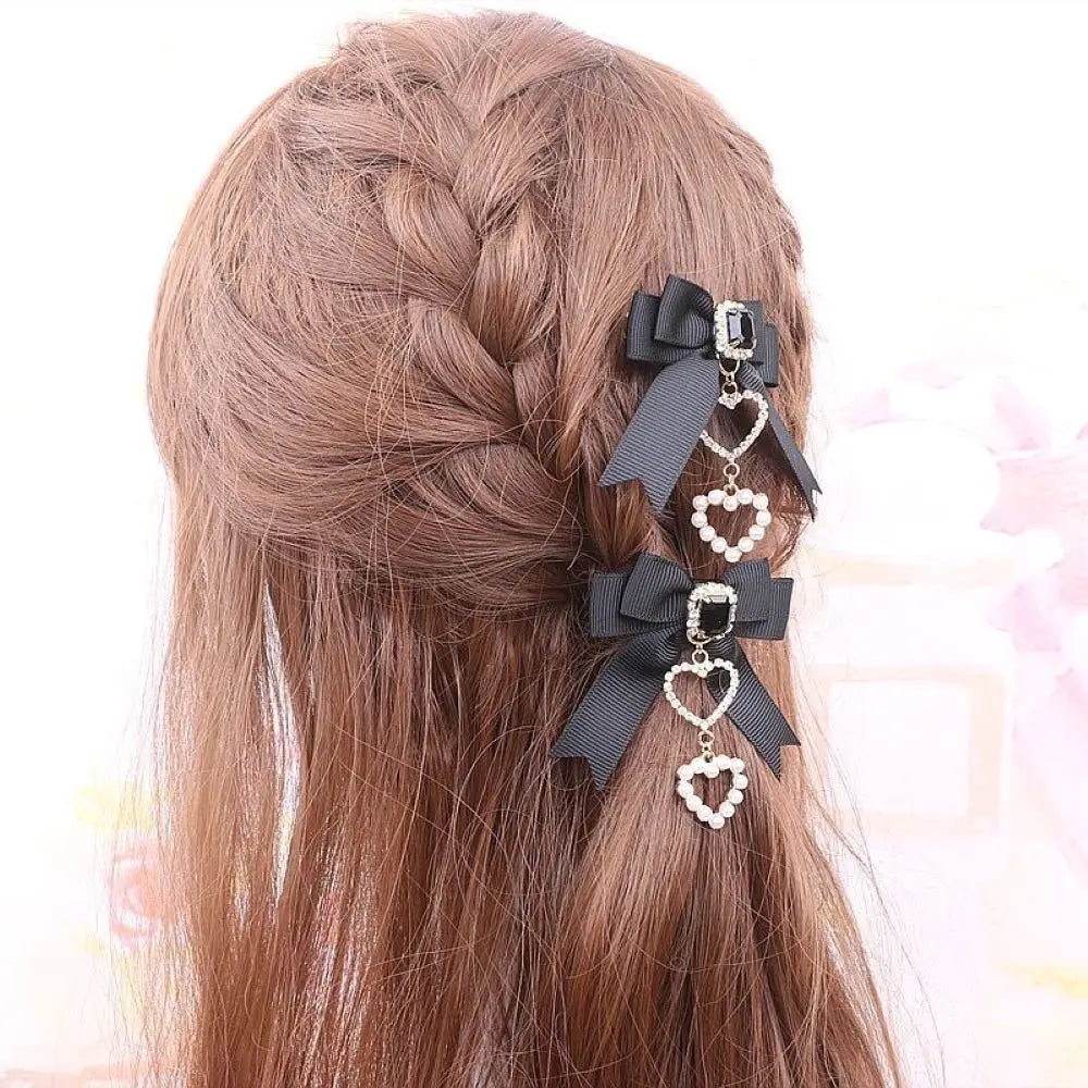 [1 pair] y2k accessories New year's eve decorations trendy hair clips lolita cosplay Hairpin cute accessories Decoration for new