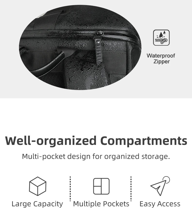 HcanKcan Expandable Roll Top Backpack Large Capacity Travel Outdoor Backpack Waterproof 17” Laptop Backpack Travel Camping Bags