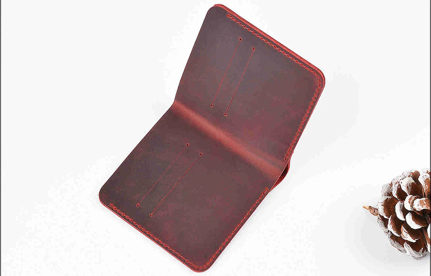 Genuine Leather Clutch Wallets Bifold Purse Vintage Crazy Horse Leather Men wallets Retro Coin Pocket Women Men Wallets