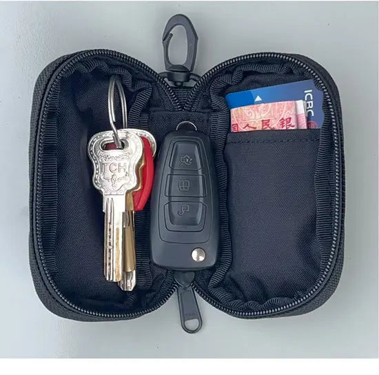 2024 Waterproof Key Bag Nylon Cloth Small Wallet Casual Key Pouch Durable Mini Case Fashion Key Organizer Coin Purse Men Wallet