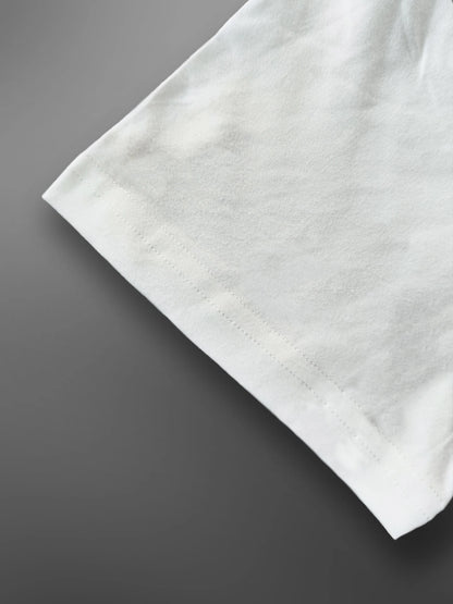 Chic Black & White Lips Graphic Tee for Women Casual Summer Short Sleeve T Shirt Stretchy Polyester Blend Machine Washable