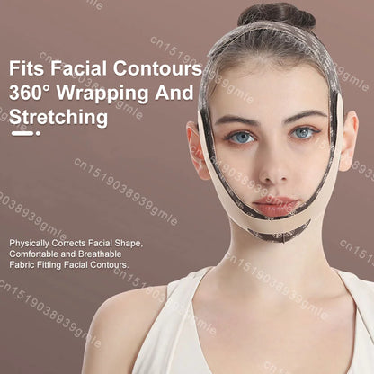 Reusable Face Slimming Bandage V Line Face Shaper Women Chin Cheek Lift Up Belt Facial Massage Strap Face Skin Care Beauty Tools