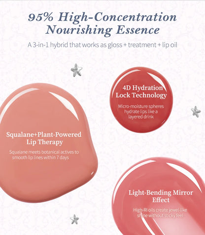 Flower Knows Shell's Jewel Collection Nourishing Lip Glaze