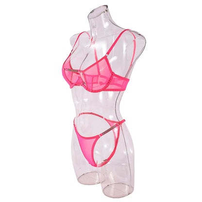 Ellolace Rhinestone Lingerie Onlyfans Kit Sexy Push Up Underwear Without Censorship Matching-Two-Piece Onlyfans Fantasy Clothing