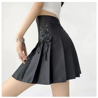 Fashion Clothes Women's College Style Short Skirt Versatile Chic Pleated Skirt High Waist Female Student Small Fresh Mini Skirt Badiee Stylez