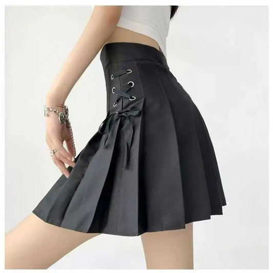 Fashion Clothes Women's College Style Short Skirt Versatile Chic Pleated Skirt High Waist Female Student Small Fresh Mini Skirt Badiee Stylez