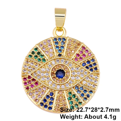 Juya Handmade Luxury Rainbow Zirconia 18K Gold Plated Decoration Snake Charms For DIY Fashion Talisman Jewelry Making Supplies Gold CHINA