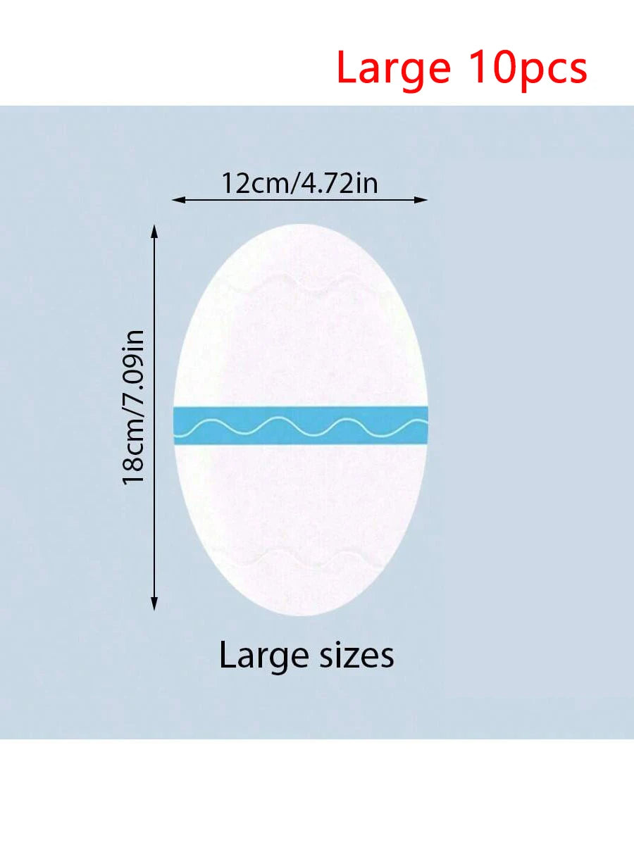 10/20/30/40pcs Anti-wear Stickers Invisible No Trace Thigh Tapes Disposable Anti Chafe Thigh Patch Body Anti-Friction Pad Women transparent L 10pc