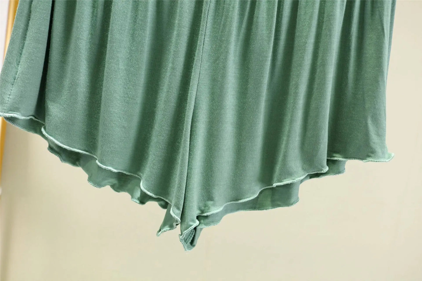 Casual Pyjama Pour Femme Summer Modal Tank Top Shorts Two-Piece Set Round Neck Sleeveless Home Wear Clothes Women Pajamas Suit