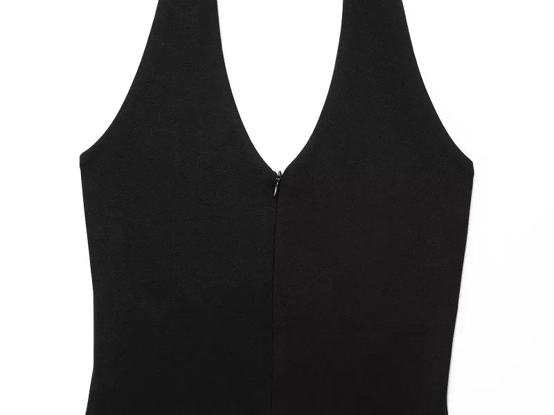 MUJER 2025 Long Jumpsuit Woman Flared Fitness Jumpsuits for Women Black Summer Woman Jumpsuit Sexy Sleeveless Backless Overalls Badiee Stylez