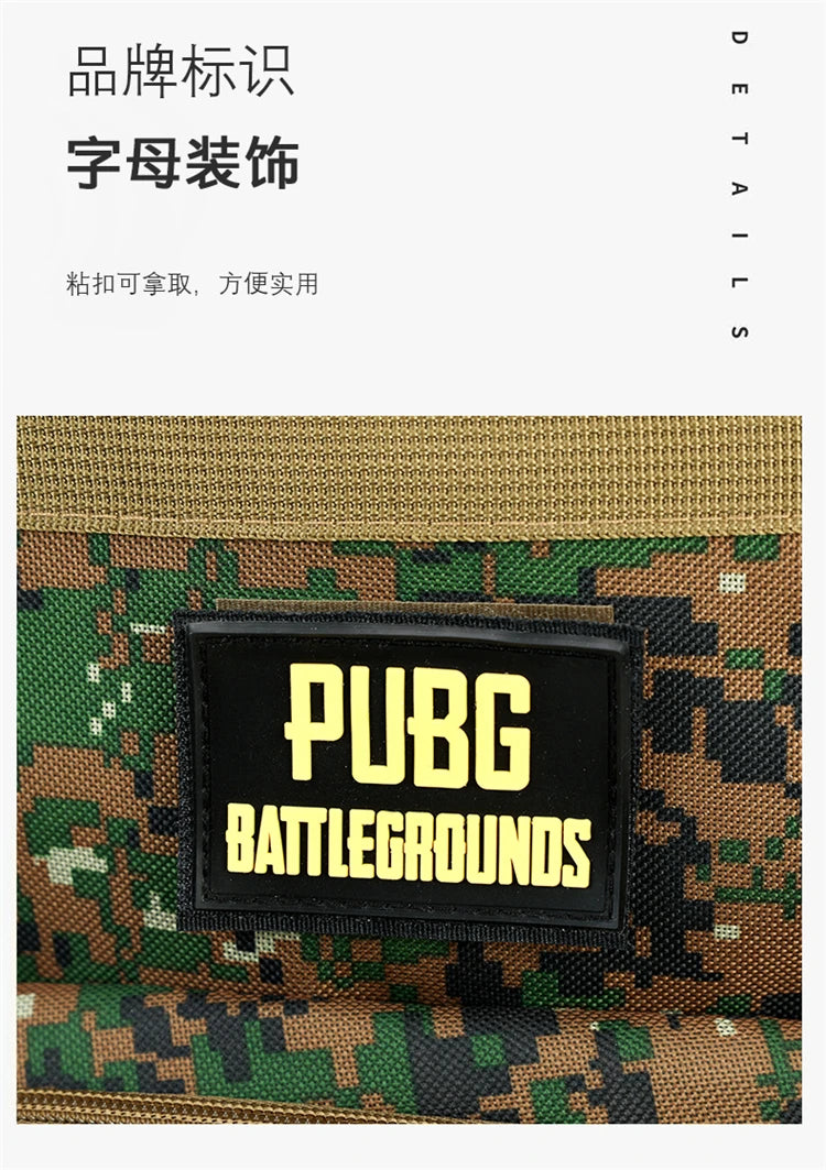 Camouflage Tactical Backpack for Men Large Capacity Outdoor PUBG Style Waterproof Travel School Bag Multifunctional for Daily Us