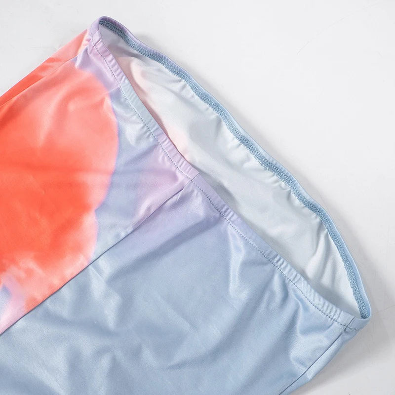 Women's Dresses Summer New Streetwear Fashion Print Casual Slim Dress Sexy Off Shoulder Elegant Female Club Party Dress Clothing