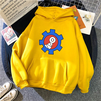 Japanese Anime Takerlama SK8 the Infinity Hoodie Reki Cosplay Yellow Womens Sweatshirts Casual Streetwear Pullover Women Hoodies yellow sk8