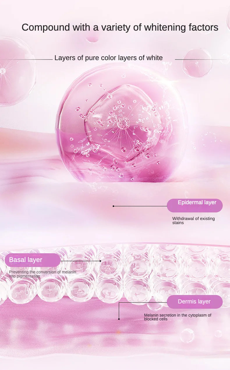 28 pcs/set 377 Whitening Ampoule Essence, Vitamin C Anti-Aging Essence, Niacinamide Brightening Essence Korean Skincare Products