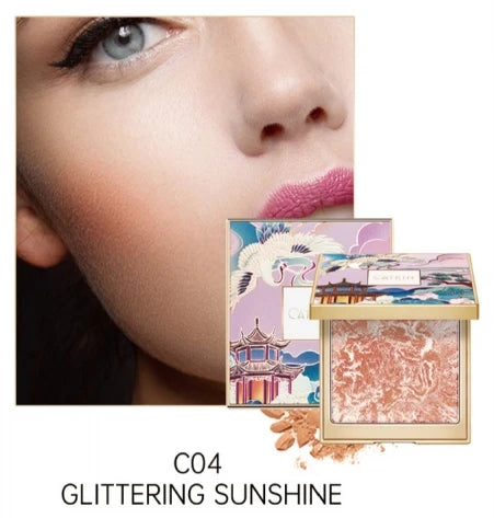 CATKIN Eternal Love Rosy Cranes Blush Drunk In Flower Long-lasting Natural Blush C04 Sunshine CHINA