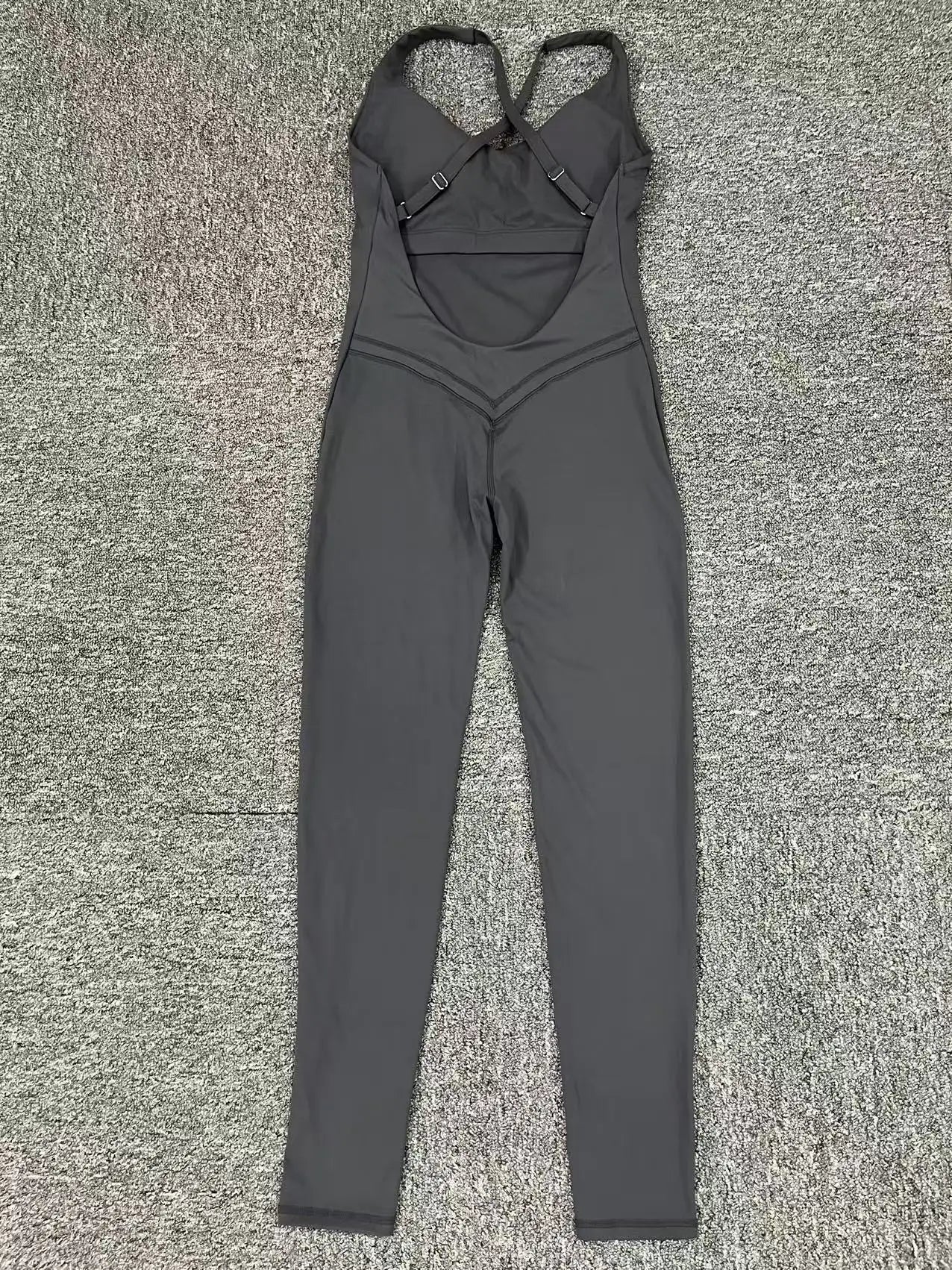 Rompers Yoga Sets Solid Black Hollow Out Bandage Backless Cross Jumpsuit for Women Fitness One-piece Gym Clothing Tracksuit