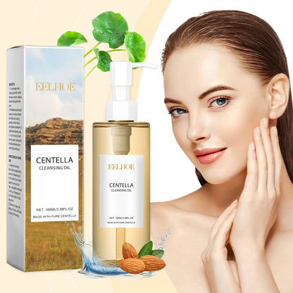 EELHOE Centella Cleansing Oil Facial Makeup Remover Moisturizing for Face Shrink Pores Removal Cleansing Oil Sensitive Skin Care