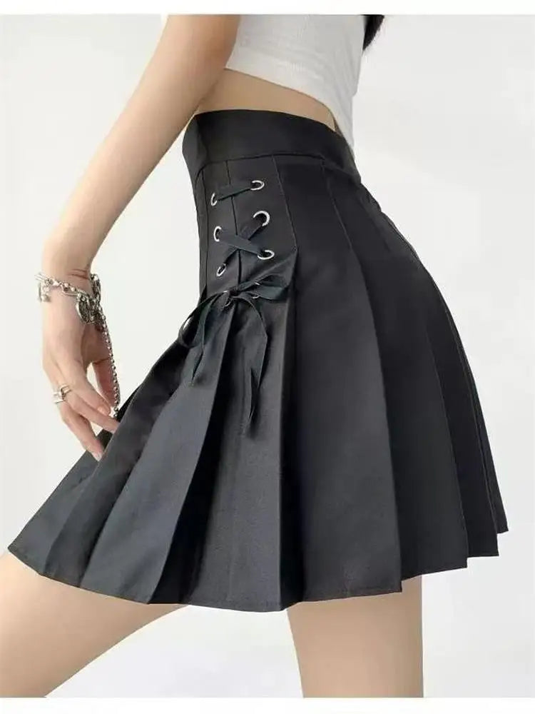 Fashion Clothes Women's College Style Short Skirt Versatile Chic Pleated Skirt High Waist Female Student Small Fresh Mini Skirt Badiee Stylez