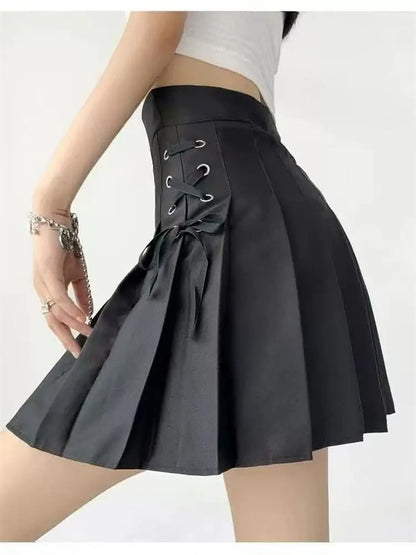 Fashion Clothes Women's College Style Short Skirt Versatile Chic Pleated Skirt High Waist Female Student Small Fresh Mini Skirt Badiee Stylez