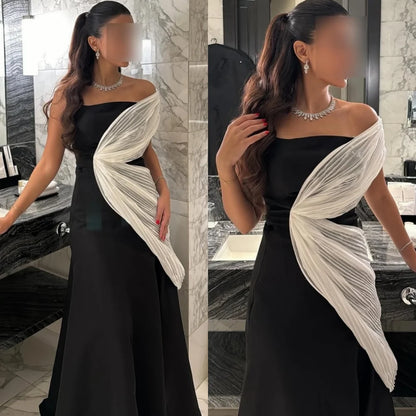 Customized Sexy Fashion Jersey Pleat Ruched Draped A-line One-shoulder Long Dresses Bespoke Occasion Dresses Exquisite Classic Badiee Stylez