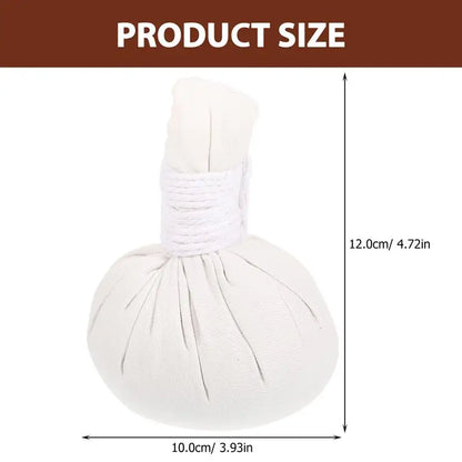 2pcs Chinese Herbal Pouches Spa Massage Pouches Herbal Massage Balls Warming Bags Thai Massage Balls Bath Compress Balls