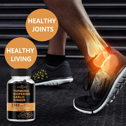 High Quality Curcumin Capsules - 2360 Mg, - Supports Joint, Brain, Cognitive and Digestive Health, Antioxidant, Non-GMO