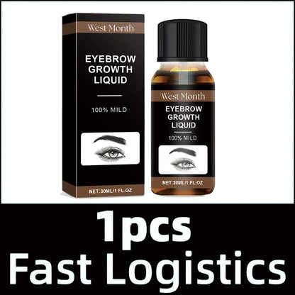 Eyebrow growth serum fast growing eyelash prevent hair loss damaged treatment thick dense eyes makeup care products 1PCS