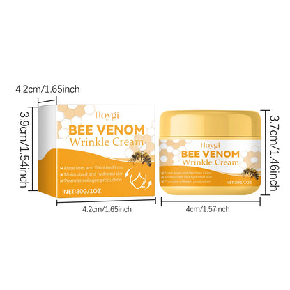 Bee Venom Face Cream Moisturizing Sagging Improvement Reduce Fine Lines Damaged Skin Repair Facial Cream Nourishing Skin Care 30g boxed