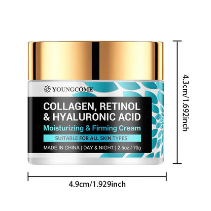Retinol Collagen Facial Care Moisturizing Cream Deeply Nourishes Suitable for Dry and Rough Skin Aging Face Cream Moisturizing