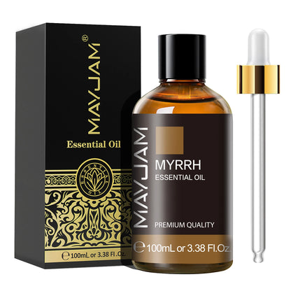 MAYJAM 1PCS 100ML Essential Oil with Dropper Sandalwood Lavender Eucalyptus Vanilla Aroma Oil For Humidifier Scent Candle Burner - Badiee Stylez