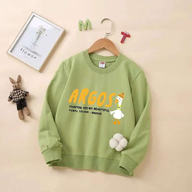 Children Graphic Sweatshrits 2025 Spring Cotton Tops Girls Long Sleeve boys Pullovers Cartoon Toddler Outerwear Kids Hoodies
