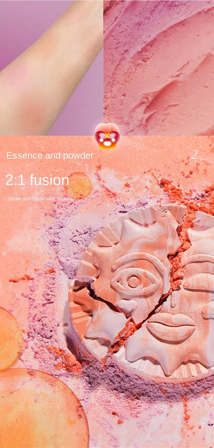 Girlcult Emotional Blush Highlighter Matte Fine Shimmer Blusher Face Cute Makeup Korean Cheek Pressed Powder
