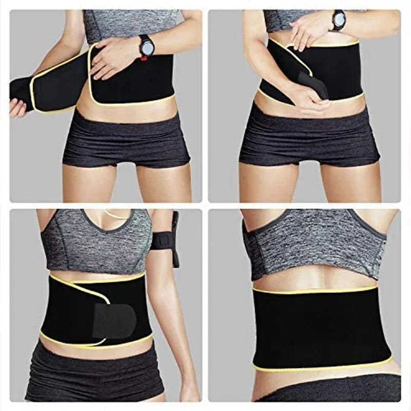 Sports Sweatband Belt Shaping, Running, Fat Burning, Yoga, Waist Protection, Burst Sweatband, Fitness Belt, Sweatband