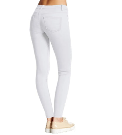 Women Casual Stretchy Jeans White Ultra Stretch Comfy Skinny Leg Work Casual Pants Cotton