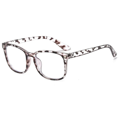 3pcs Lightweight PC Frames Minimalist Square Clear Lens Glasses - Blue Light Blocking, Full Frame, for Everyday & Casual Wear