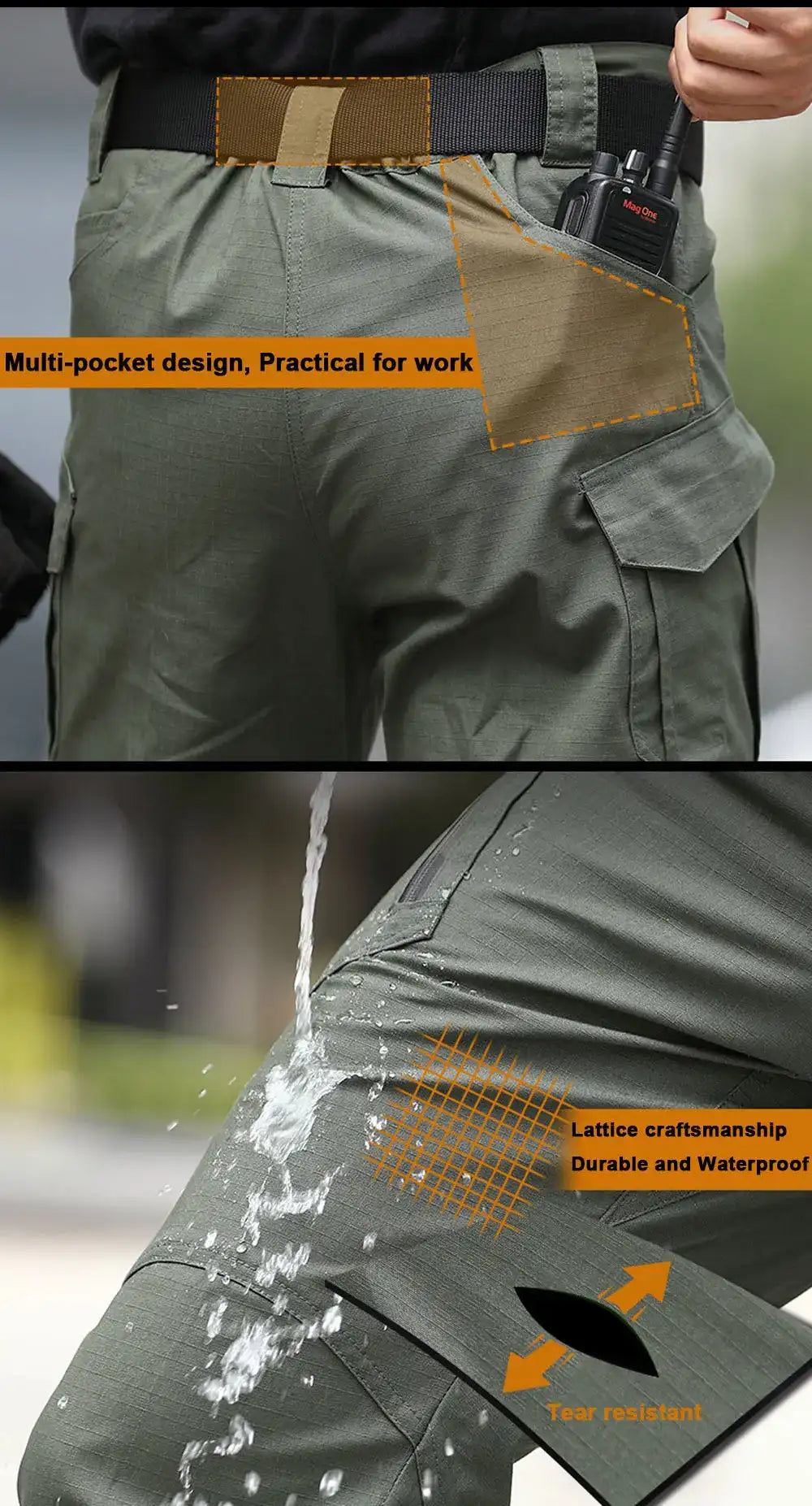 City Tactical Cargo Pants Classic Outdoor Hiking Trekking Army Tactical Joggers Pant Camouflage Military Multi Pocket Trousers - Badiee Stylez