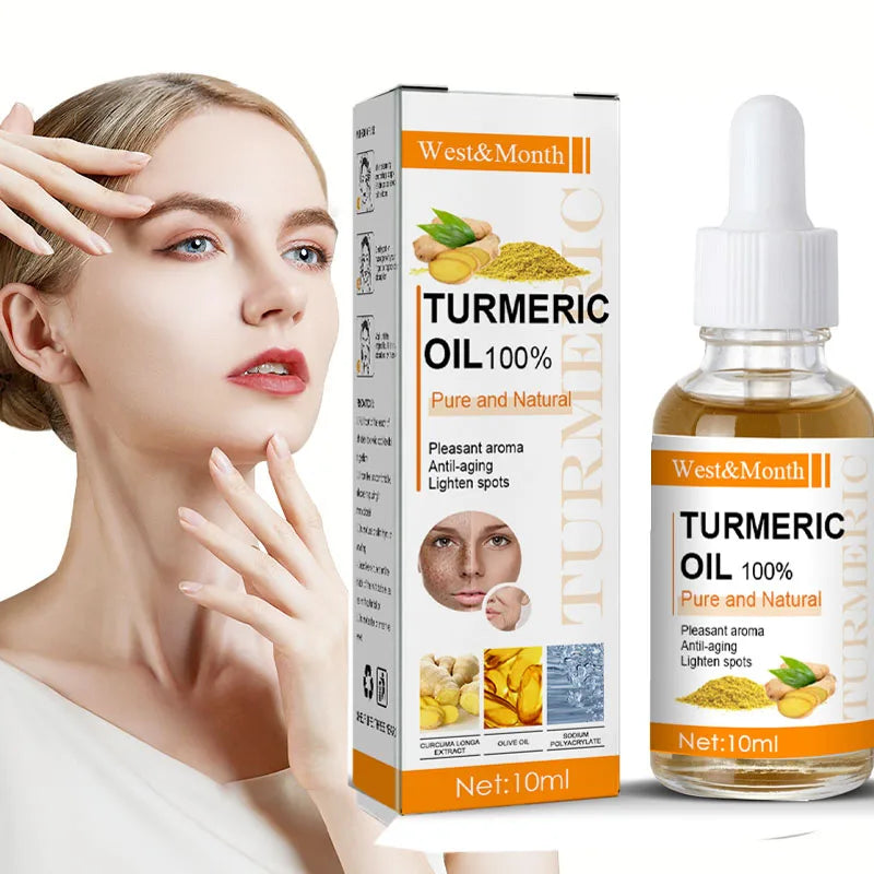Turmeric Remove Dark Spots Essential Oil Anti wrinkle Serum 100% Pure Therapeutic Grade Face Whitening Moisturizing Skin Care Default Title