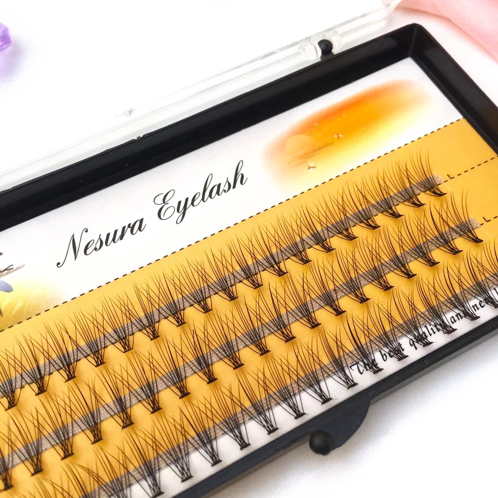 1 box 60 clusters 10/20D extension eyelashes, individual eyelashes, Natural Thick False Eyelashes, , Individual Eyelash Bunche CHINA