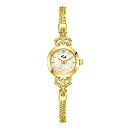 New Elegant Women's Watch Luxury Slim Gold Bracelet Watch Fashion Ladies Quartz Wristwatches Clock Gifts For Woman montre femme