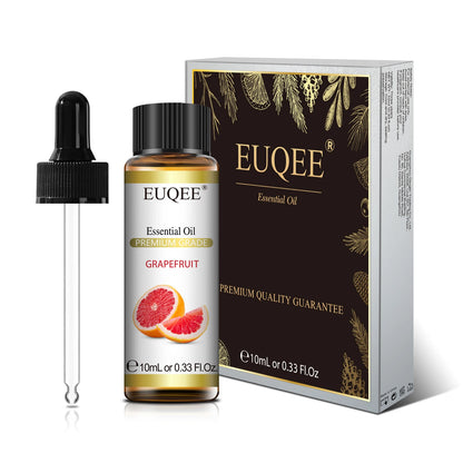 EUQEE 10ml Natural Plant Essential Oil with Dropper For Diffuser Humidifier Lavender Jasmine Eucalyptus Vanilla Essential Oils - Badiee Stylez