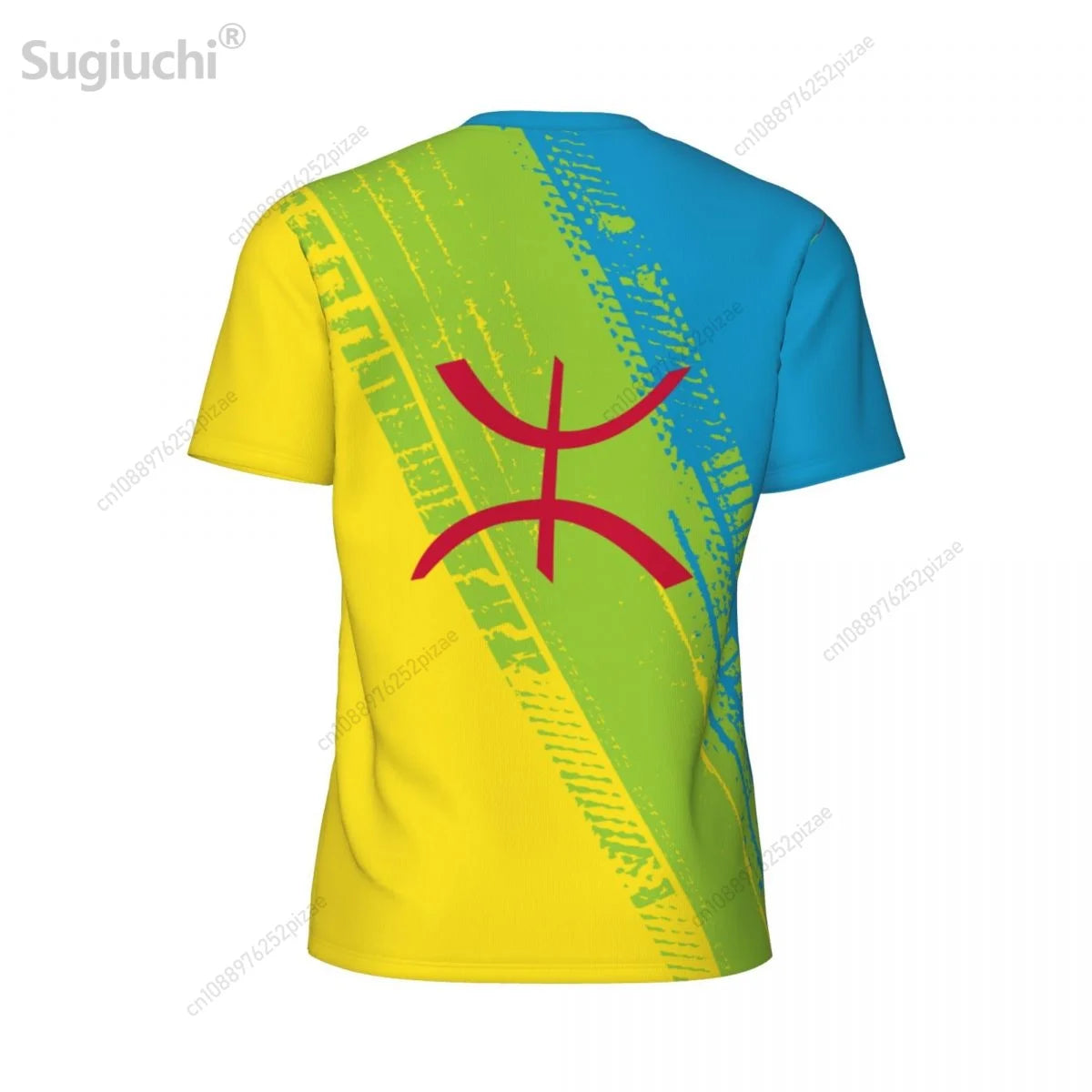 2025 New Amazigh BERBER 3D Printing Flag Mesh T-shirts Men Women Clothing Sports Breathable For Running Bike Fitness T shirt