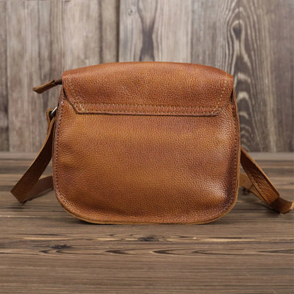 Vintage Shoulder Bag Women Genuine Cowhide Leather Wallets Purse Retro Pouch Simple Style Solid Small Bags