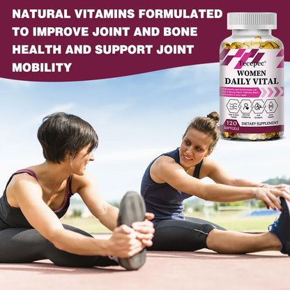 Women's Multivitamin Capsules, Repair Skin, Promote Liver Health, Improve Anemia and Vitamin Deficiency, Boost Energy