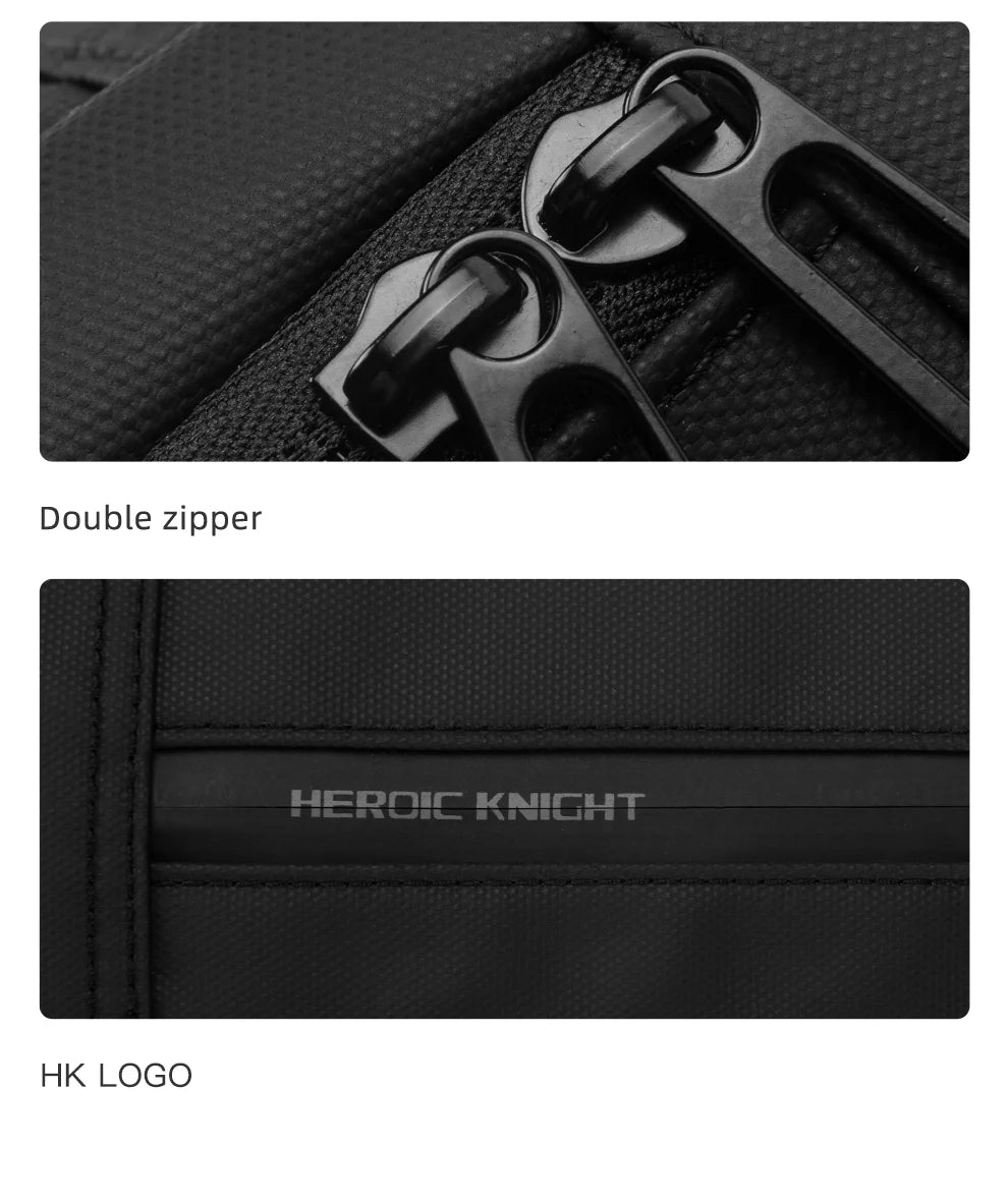 Hk Slim Laptop Backpack Men 14 Inch Office Work Women Backpack Thin Business Bag Unisex Black Ultralight Small Backpack School