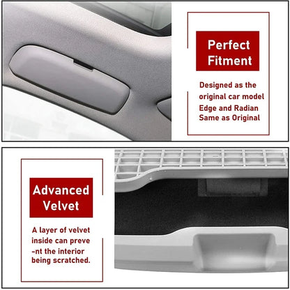 Interior Sunglasses Case Holder for Audi A3 A4 A6 A7 A8 for Porsche Cayenne / Panamera for VW Touareg Glasses Case Box Organizer