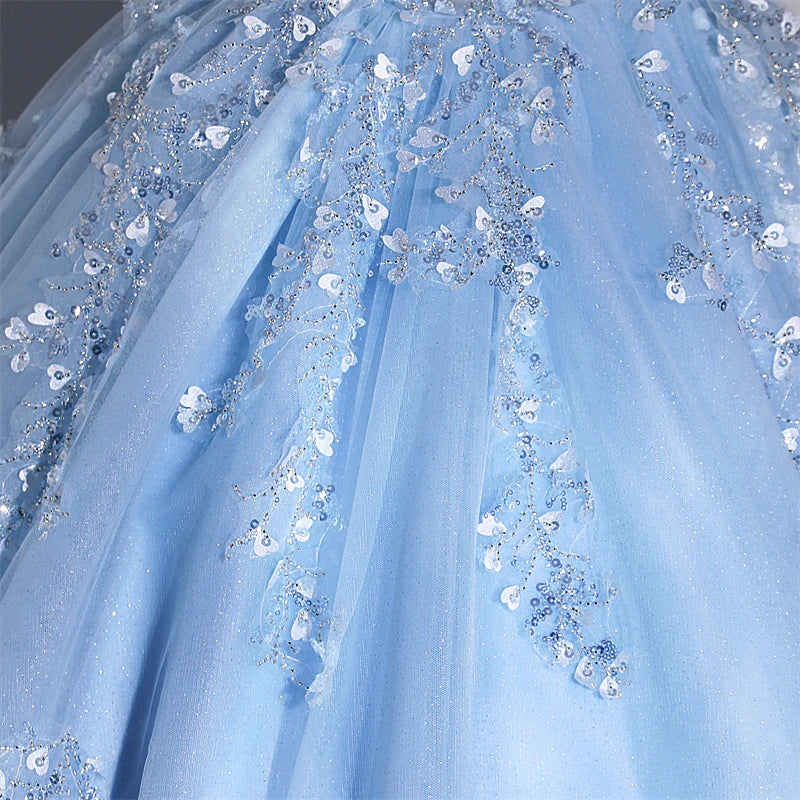 Shiny Party Dresses 15 Quinceanera Dresses Ball Gown Elegant Off Shoulder 15 Year Old Dress Customized Prom Gown Plus Size Badiee Stylez