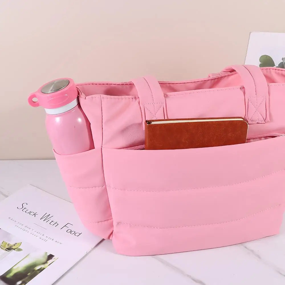 New Large Capacity Tote Bag Versatile Handbag for Women Commuting Bag Messenger Shoulder Bag Multiple Pockets Mummy Bag