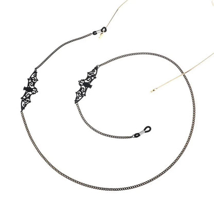 Eyeglasses Straps Bat Beads Link Chain Glasses Hollow Chains Eyewear Glasses Sunglasses Cable Holder Strap Neck Band Accessories Badiee Stylez
