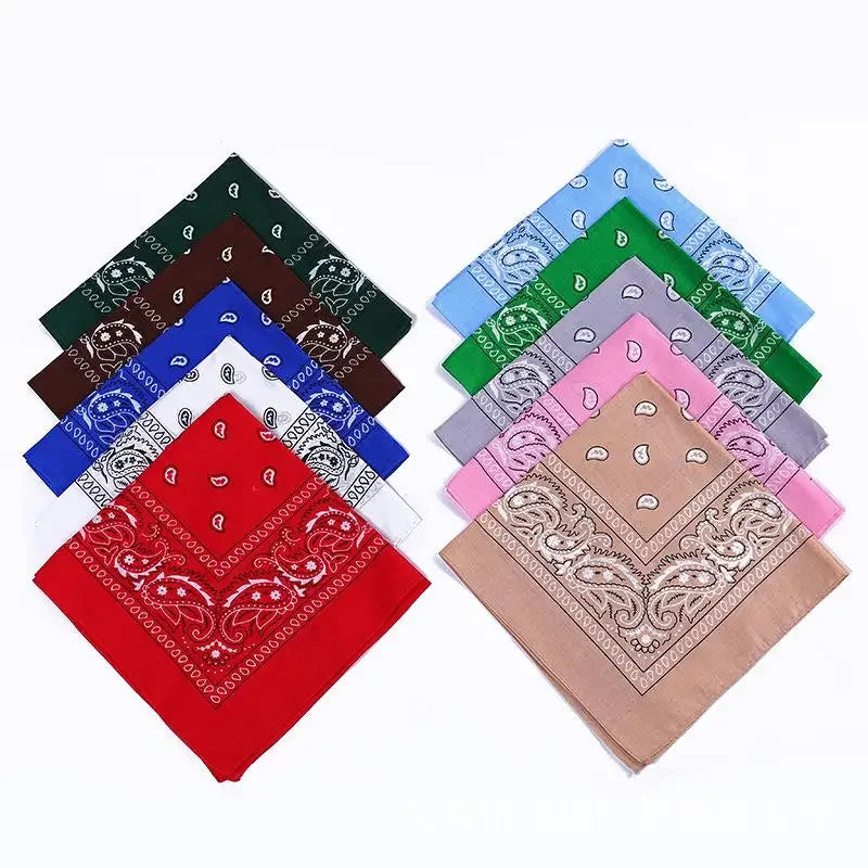 New Fashion Hip Hop Bandana Square Scarf Black Red Headband Printed for Boys/Girls Hair Accessories Hair Scarf Badiee Stylez