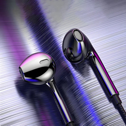 Type C Wired Earphones In Ear Headset Game 3.5mm Wired Headphones with Microphone Bass Stereo Earbuds In-line Control For Phones